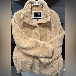 LIV Outdoors Tan Teddy Jacket
